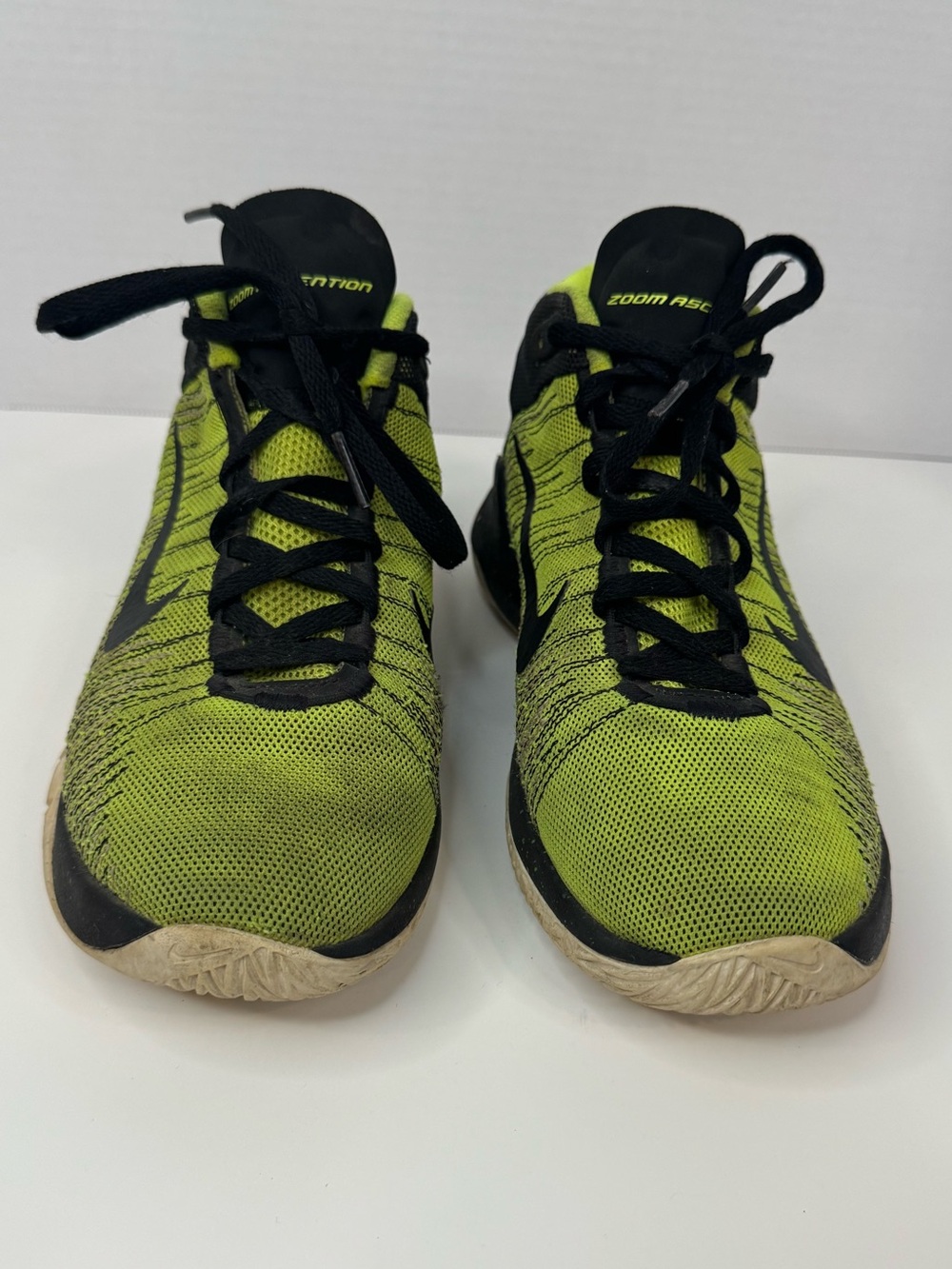 Nike Lime Green and Black Performance Sneakers